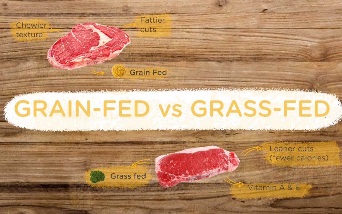 What's the Difference between Grass Fed and Grain Fed Beef?